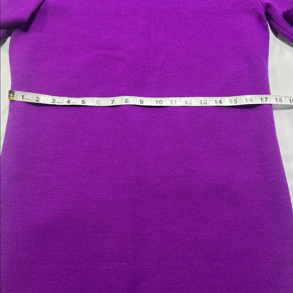 Vintage St. John purple dress size 8 - Picture 2 of 13